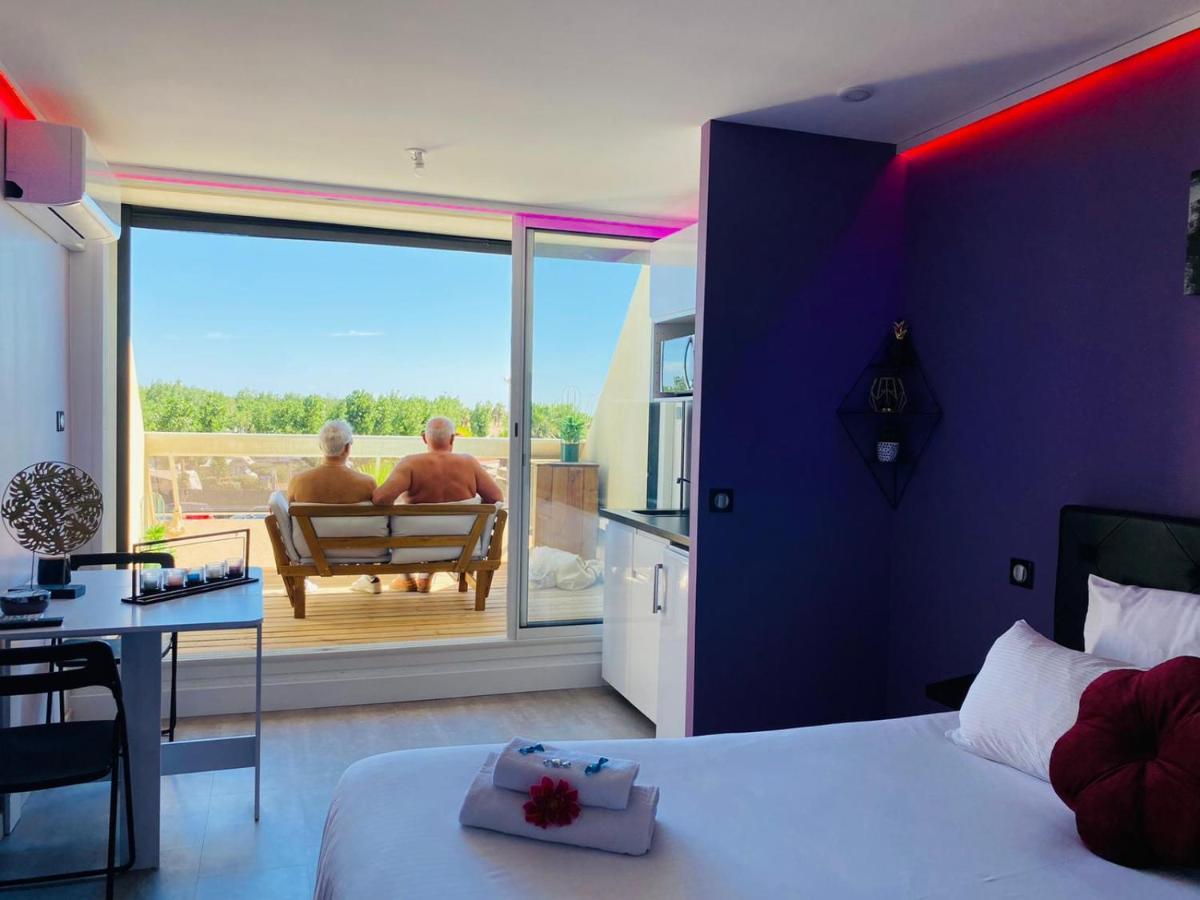 Studio Camp Naturiste Vue Mer, Le Gilyves Cocooning Agde Exterior foto